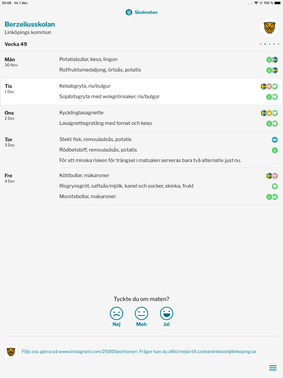 Screenshot #4 pour Skolmaten