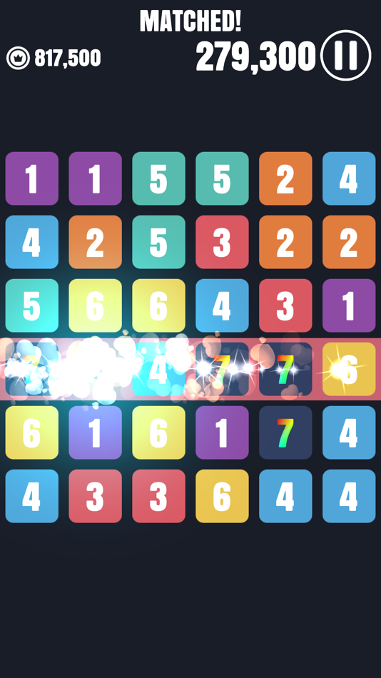 #6. Matched! - Merge Numbers (iOS) 来自: 1GRAM