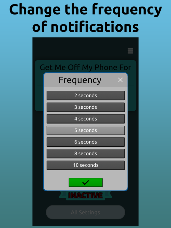 Get Off Your Phone iPad screenshot 8 - Productivity app