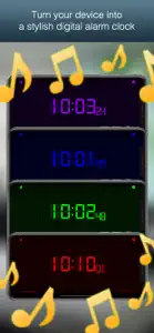 Digital Alarm Clock Pro screenshot #1 for iPhone
