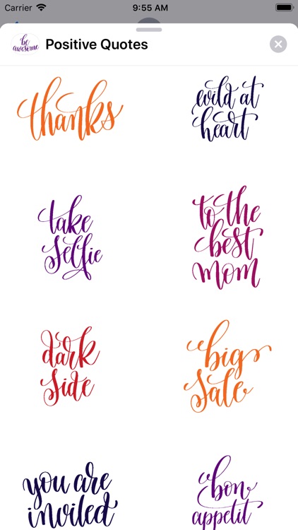 Positive Quotes Stickers screenshot-3