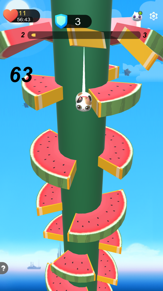 #1. Cat Jump Round (iOS) 来自: Dinh Vy Nguyen