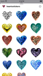 stickers coeur iPhone Captures Décran 4