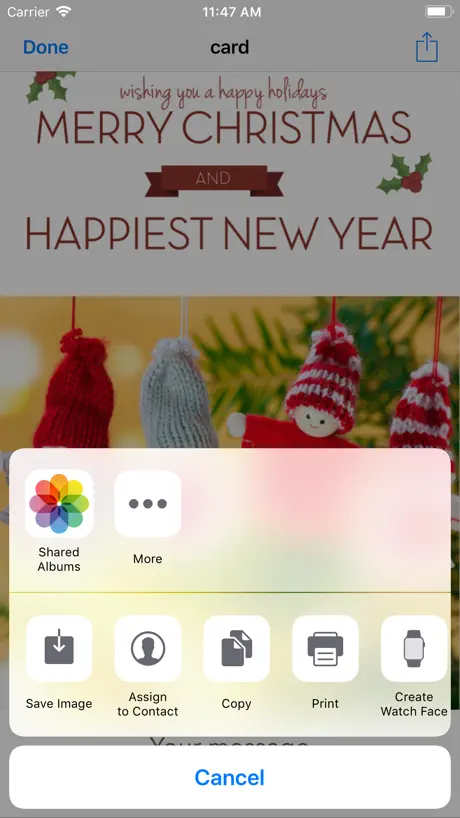 Send Me Card