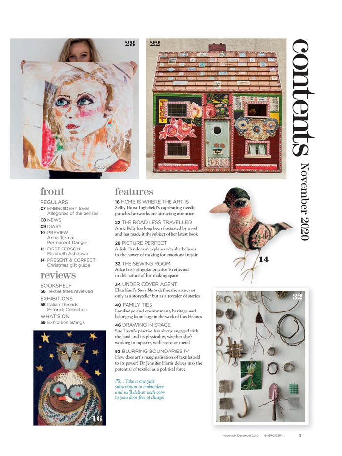 Embroidery Magazine.