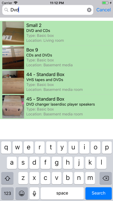 Moving Organizer Pro Screenshot
