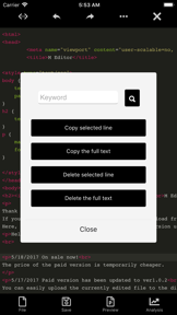 M Editor - Code & FTP screenshot