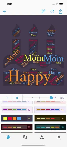 Game screenshot Reesha - Word Cloud Generator apk