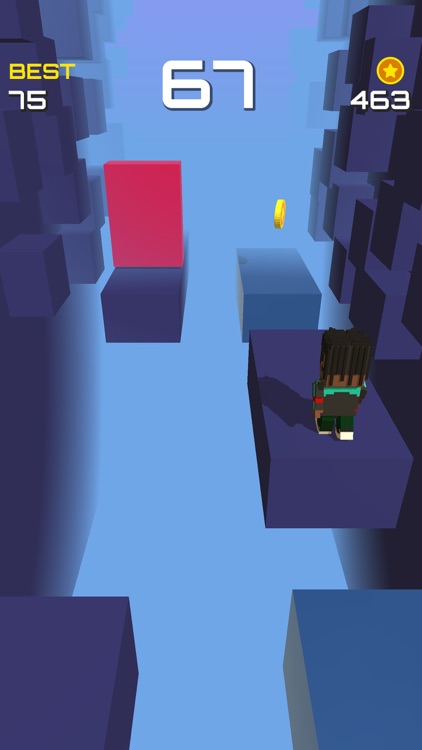 Blocky Gang Roller Jump screenshot-3