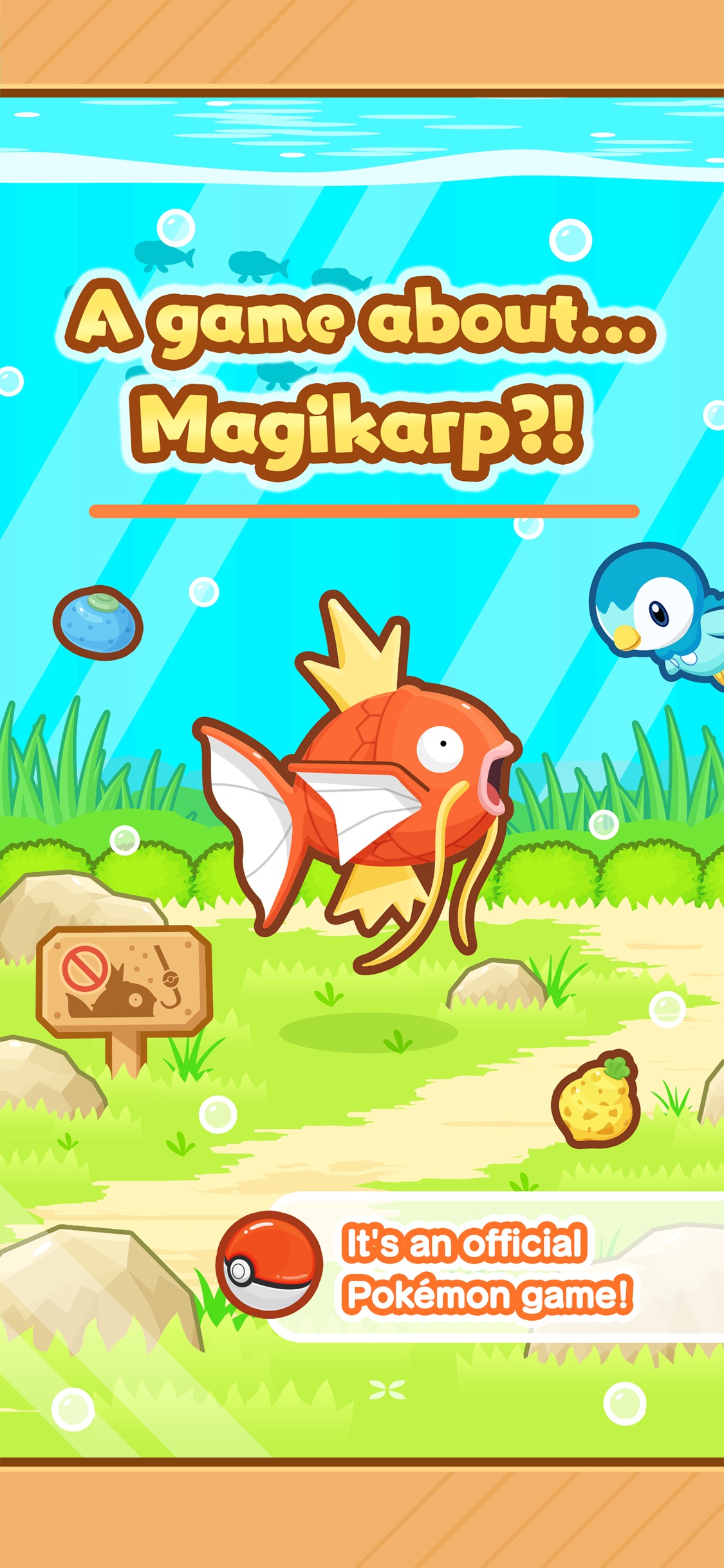 Screenshot do app Pokémon: Magikarp Jump