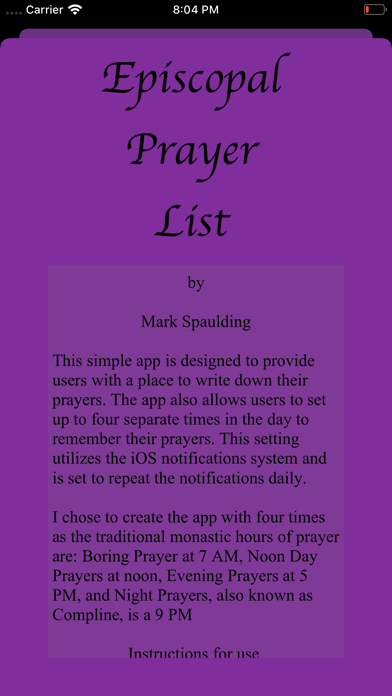 Episcopal Prayer List screenshot 4