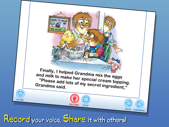 Grandma, Grandpa, and Me - LC iPad screenshot 4 - Book app