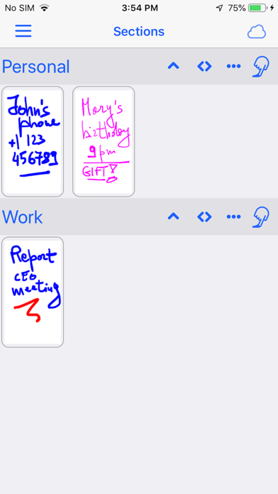 PocketJot - Handwritten Notes Screenshot