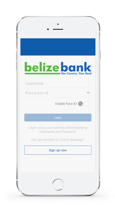 Screenshot #1 pour Belize Bank Mobile Banking