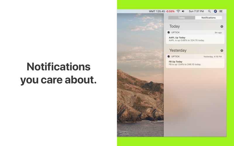 Screenshot #2 pour Uptick - Stock Ticker