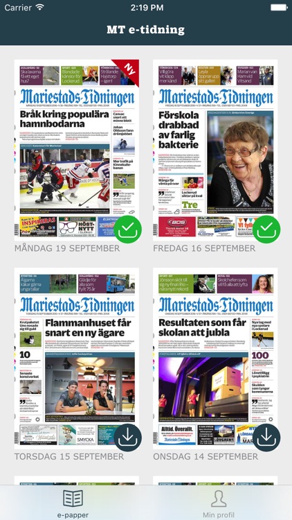 Mariestads-Tidningen e-tidning