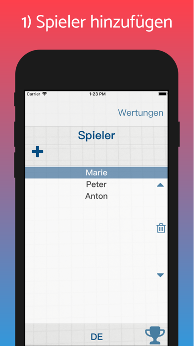 Spielzettel screenshot