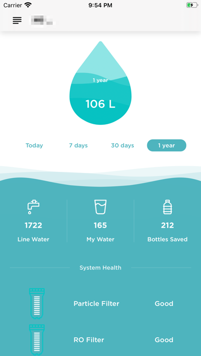 Mywater-app Screenshot