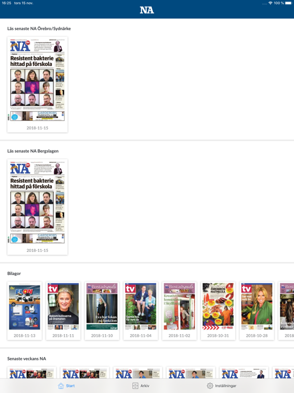 Screenshot #4 pour NA e-tidning