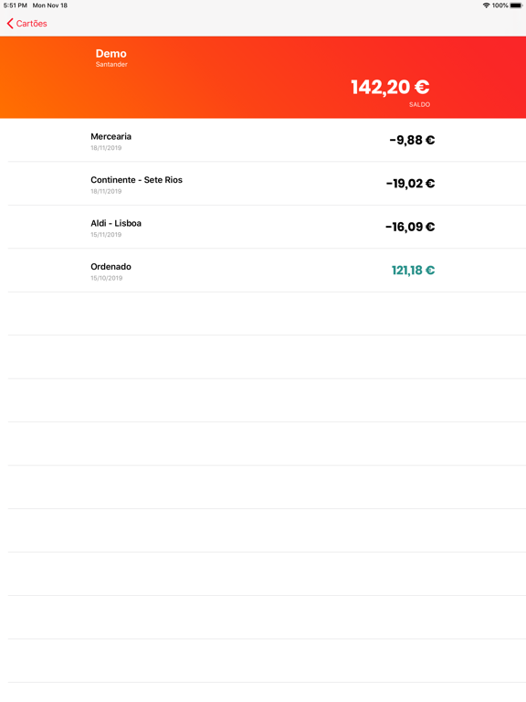 Screenshot #4 pour Mealcard