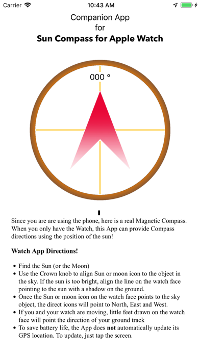 Sun Compass for Watchのおすすめ画像1