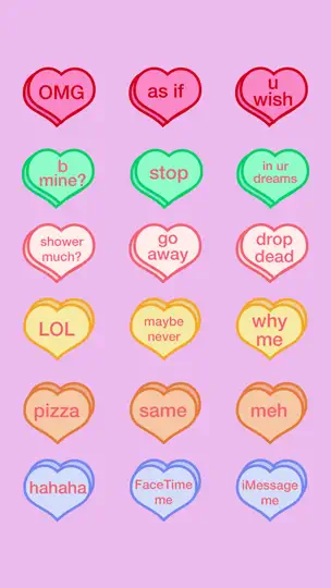 Tough Love Stickers iPhone-skjermbilde 2