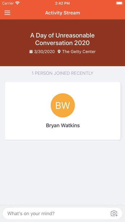 Unreasonable Conversation 2020