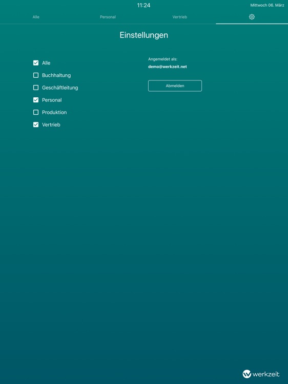 Werkzeit Board screenshot-4