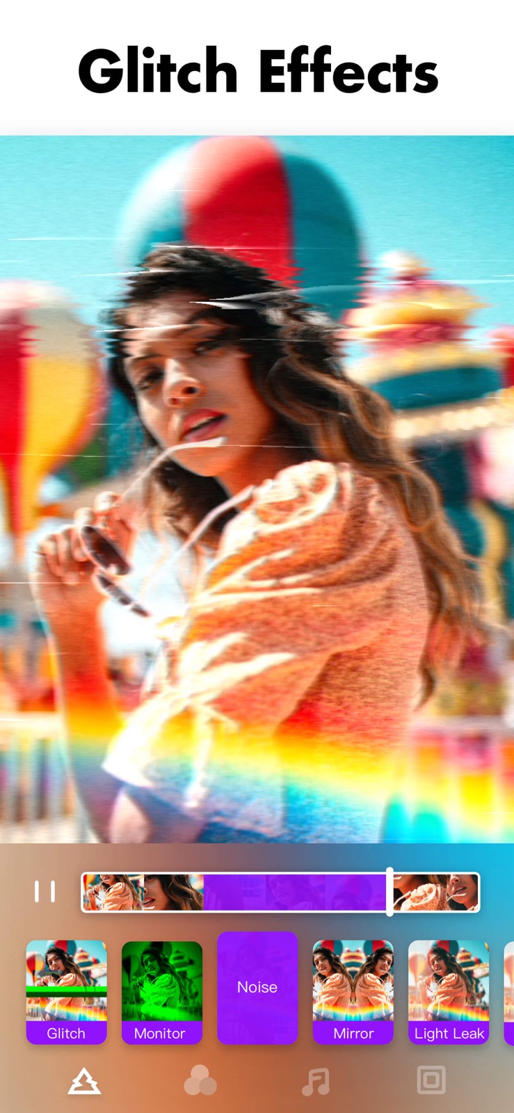 GlitchCam - Video Effects iphone screenshot 2