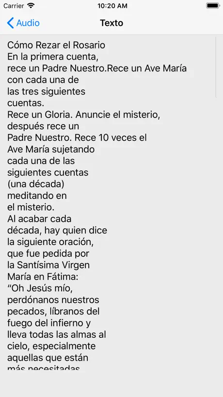 Rosário Santo Español