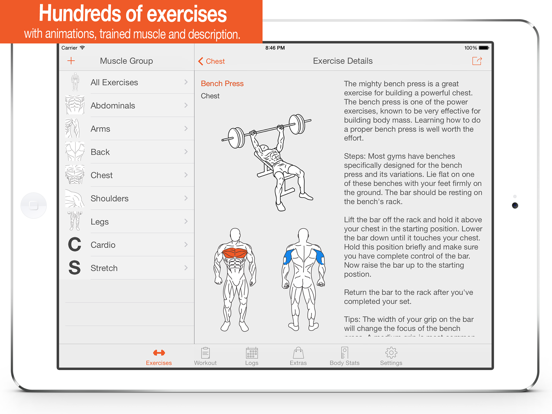 Fitness Point: Home & Gym iPad app afbeelding 1