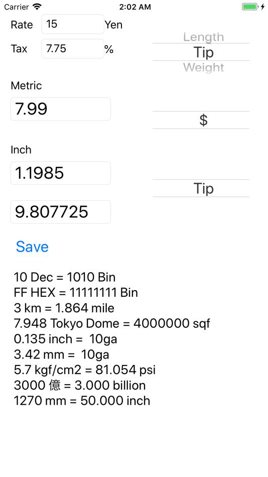 Engineering Calculator (iOS) By: Masato Kanazawa Engineering Calculator (iOS) By: Masato Kanazawa