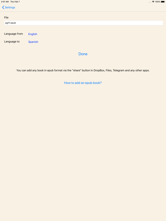 Translation Books iPad screenshot 7 - Book app