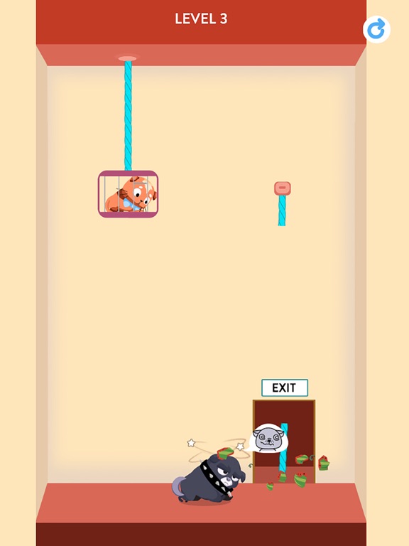 Rescue Kitten - Rope Puzzle iPad screenshot 6 - Games app