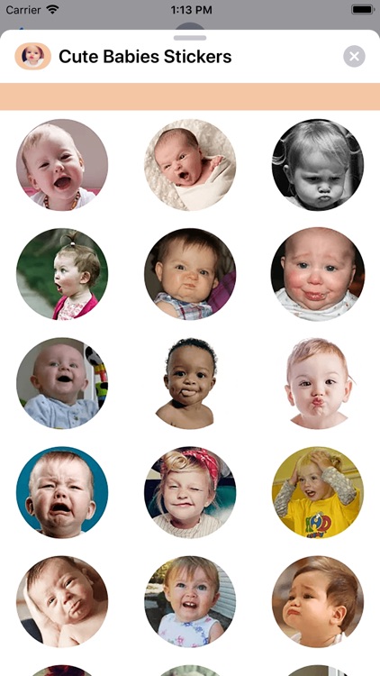 Cute Babies Stickers
