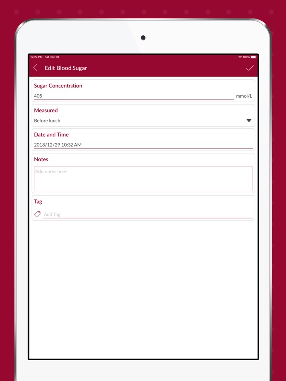Screenshot #6 pour Blood Sugar Tracker