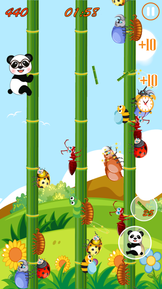 #4. Panda Slide - Attack The Bug (iOS) By: Kiem Nguyen