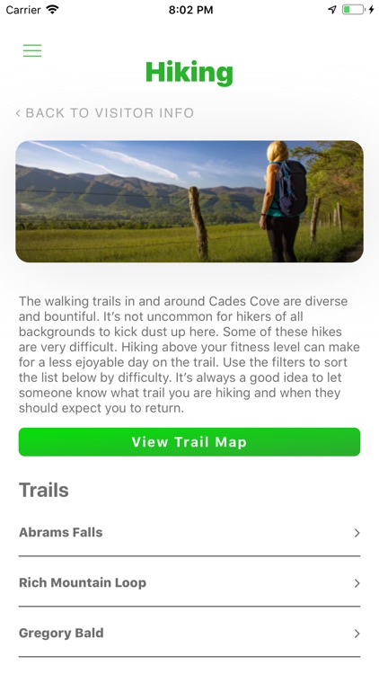 Cades Cove Visitor Guide screenshot-3