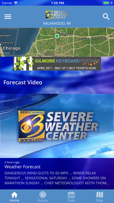 WWMT Weather Alert Network Screenshot