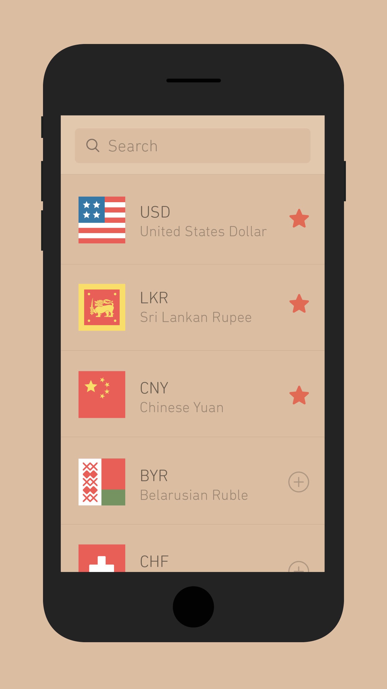 Screenshot do app Currency Converter +Conversion