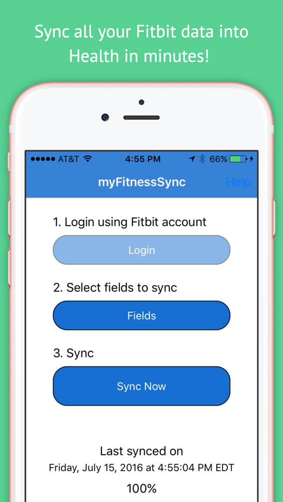 sync apple health to fitbit