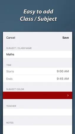 Timetable & Homework Planner screenshot 4