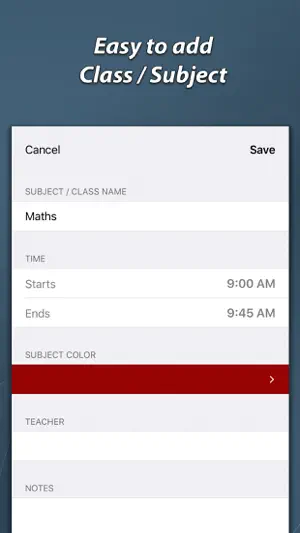 Timetable & Homework Planner screenshot 4