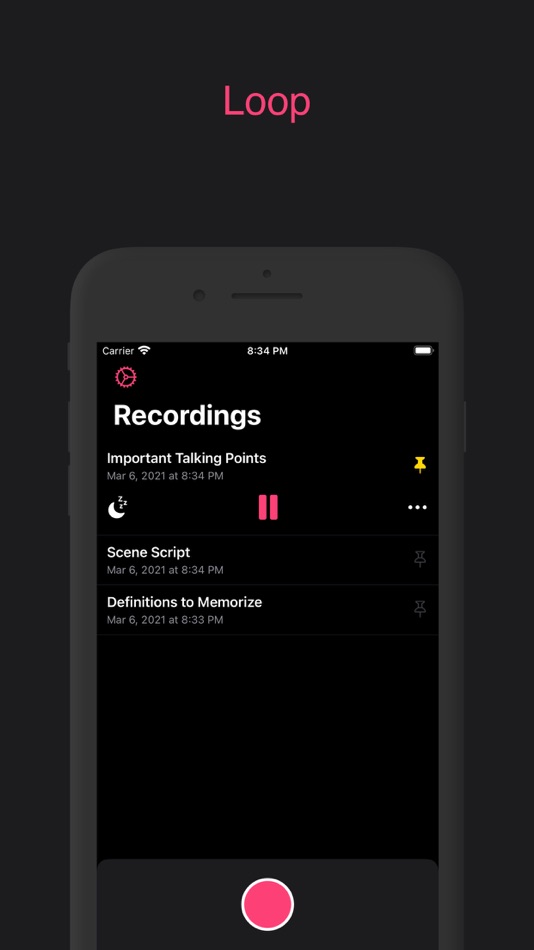 #3. Parrot - Recorder and Looper (iOS) Podle: Alex Beltyukov