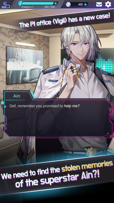 Mayday Memory: CHOICE SF Otome Screenshot