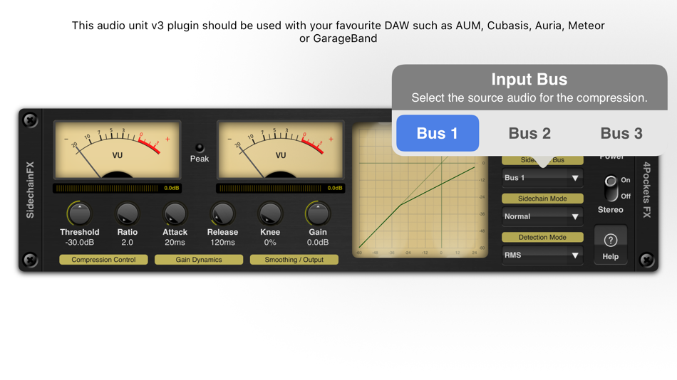 #4. Sidechain Compressor Plugin (iOS) 由: 4Pockets.com