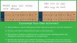 Movable Alphabet - Cursive screenshot 3
