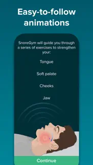 snoregym : reduce your snoring iphone screenshot 2