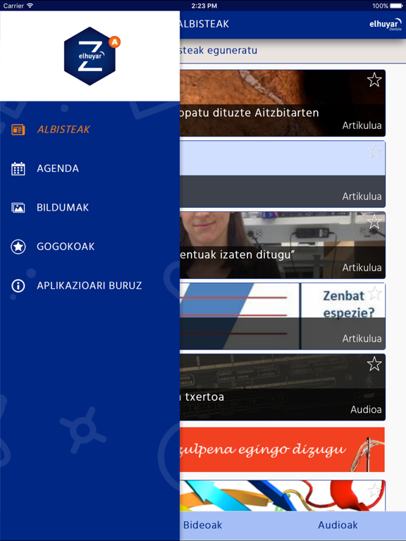 Screenshot #4 pour ZientziApp