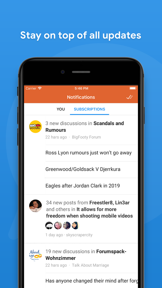 #5. Tapatalk - 200,000+ Forums (iOS) 由: Everforo, Inc